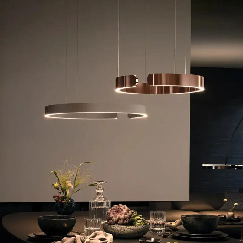 Alberte – Modern Luxury C-Ring Dimmable LED Pendant Lamp Kozyled