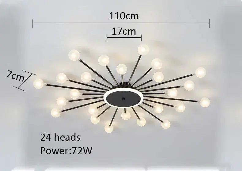 Calira – Scandinavian Round LED Ceiling Lamp Lampasa.com