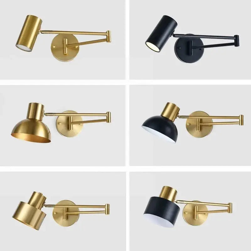 Vigi – Modern Adjustable Long Arm LED Wall Lamp Series for Versatile Lighting Kozyled