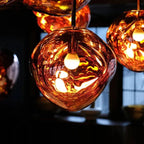 Elna – Modern Lava-Inspired Nordic LED PVC Ball Pendant Lamp for Bold, Stylish Lighting Kozyled