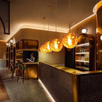 Elna – Modern Lava-Inspired Nordic LED PVC Ball Pendant Lamp for Bold, Stylish Lighting Kozyled