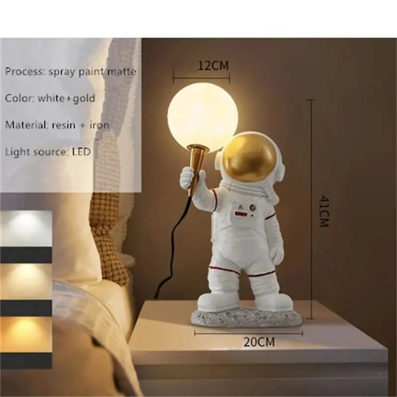 Freya – Astronaut-Themed LED Table and Wall Lamp for Unique, Playful Lighting Kozyled