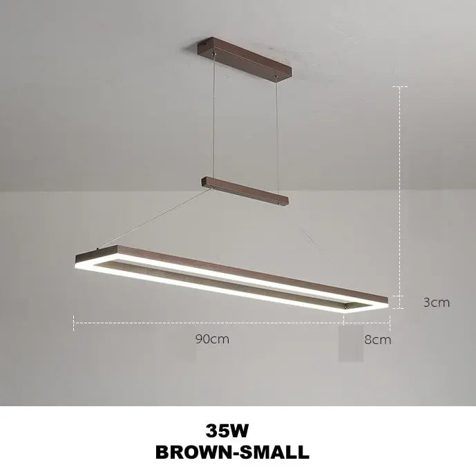 Kaelen – Modern Scandinavian Aluminum Dimmable LED Dining Table/ bar lamp Lampasa.com