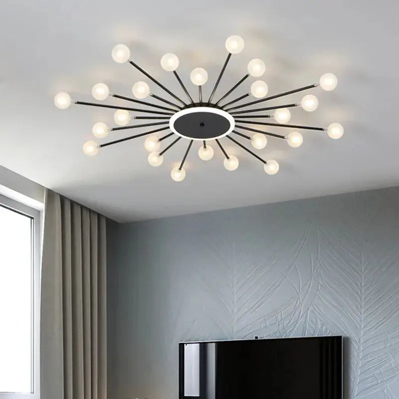 Calira – Scandinavian Round LED Ceiling Lamp Lampasa.com