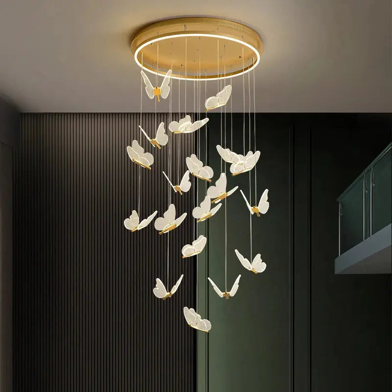 Selina - Butterfly Dimmable LED Chandelier Lampasa.com