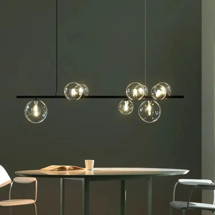 Jurgen – Modern LED Pendant Light with Sleek Metal and Glass Design for Dining Tables and Bars Kozyled.com