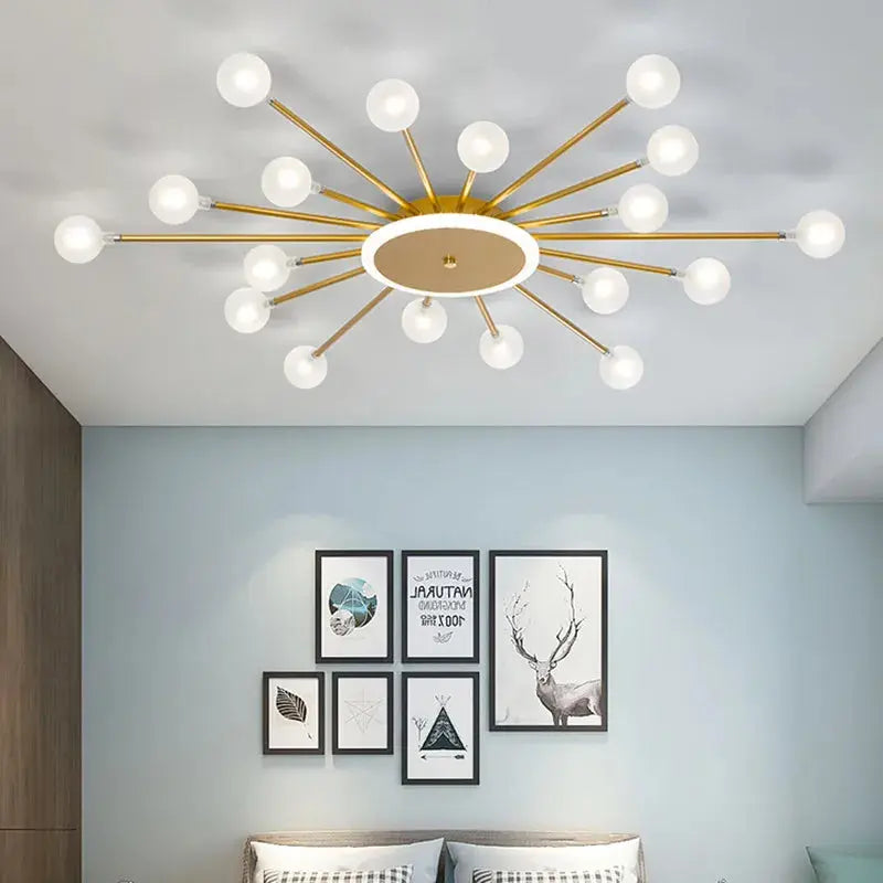 Calira – Scandinavian Round LED Ceiling Lamp Lampasa.com