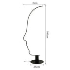 Madeline™ – Nordic Human Face Dimmable LED Floor Lamp for Artistic, Adjustable Lighting Kozyled