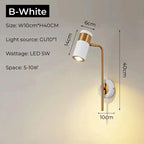 Selvien – Nordic Adjustable LED Bedside Reading Wall Lamp Lampasa.com