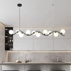 Isak – Dimmable LED Pendant Light with Milky Glass Shade for Dining Tables and Bars Kozyled.com