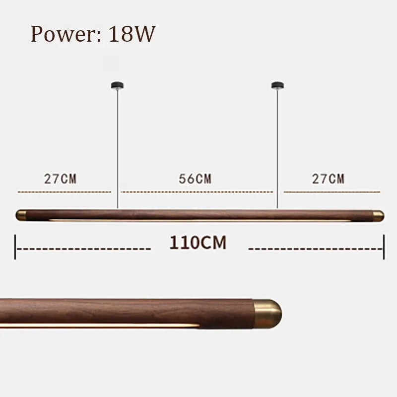 Nanne – Walnut Wooden Dining and Bar LED Pendant Lamp for Warm, Stylish Spaces Kozyled