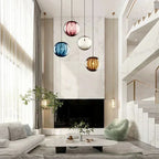 Modern Colorful LED Glass Ball Pendant Lamp – Roma Lampasa.com