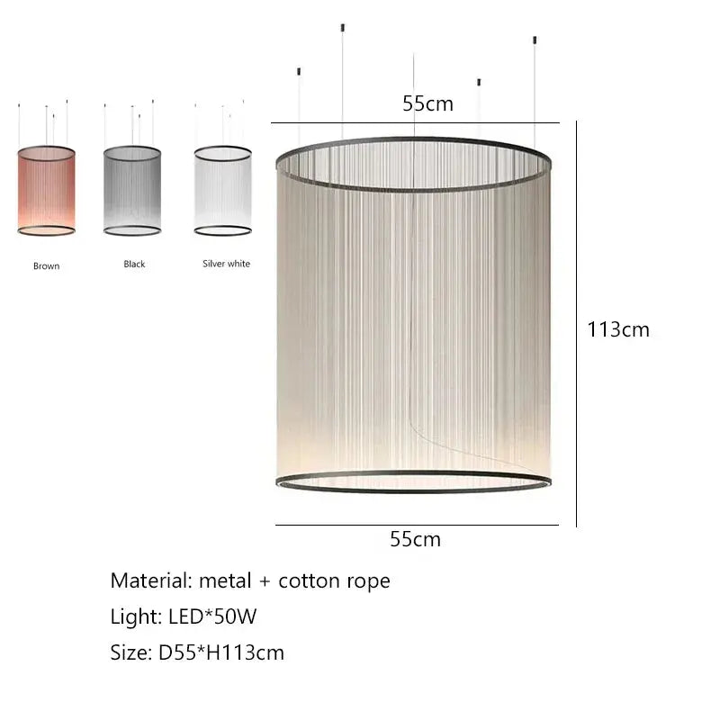 Elsa – Elegant Spanish Art Tassel LED Lamp for Sophisticated Decor Kozyled