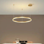 Nirvik – Modern Scandinavian Dimmable LED Ring Pendant Lamp Lampasa.com