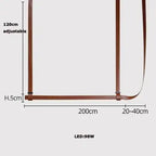 Verdandi – Minimalist Dimmable LED Pendant Light with Leather Belt Design for Dining Tables and Bars Kozyled.com