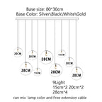 Elna – Modern Lava-Inspired Nordic LED PVC Ball Pendant Lamp for Bold, Stylish Lighting Kozyled