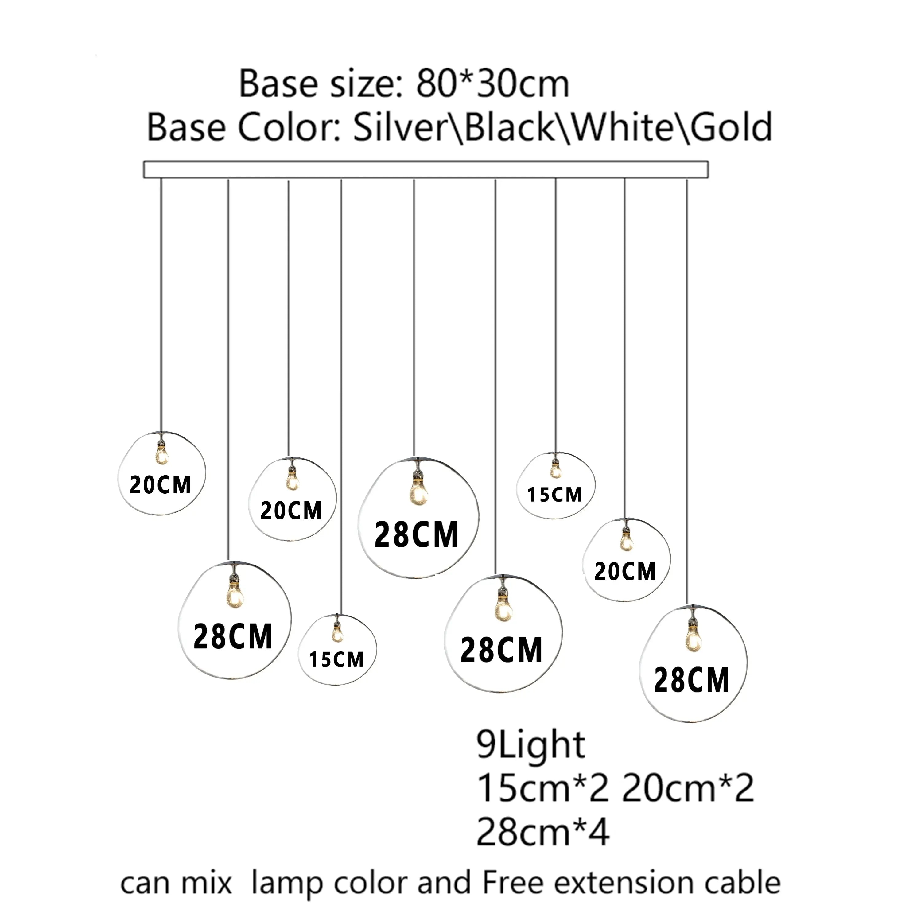 Elna – Modern Lava-Inspired Nordic LED PVC Ball Pendant Lamp for Bold, Stylish Lighting Kozyled