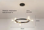 Sten - Modern Artistic Glass Ball LED Pendant Lamp Lampasa.com