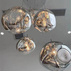 Elna – Modern Lava-Inspired Nordic LED PVC Ball Pendant Lamp for Bold, Stylish Lighting Kozyled