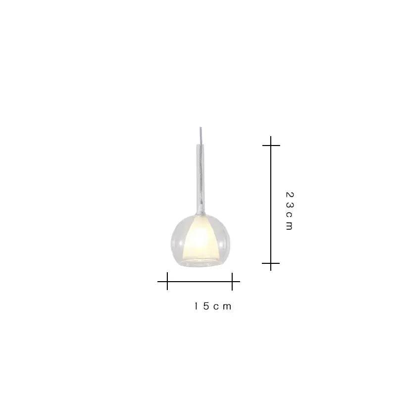 Odin – Luxury Elegant Glass Ball LED Pendant Lamp for Sophisticated Interiors Kozyled