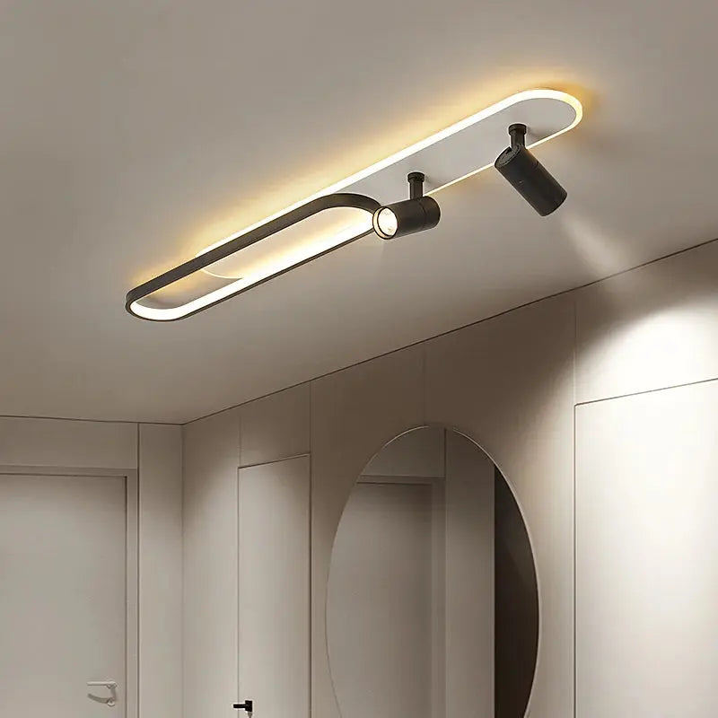 Jensen – Modern LED Ceiling Lamp with Adjustable Spotlights for Focused Lighting Kozyled