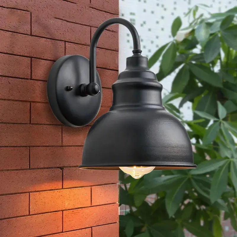Elinor – Industrial Retro Outdoor IP65 Wall Lamp for Durable Vintage Lighting Kozyled