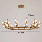 Dane – Rustic Dimmable LED Pendant Light with Tree Branch inspired Design Lampasa.com