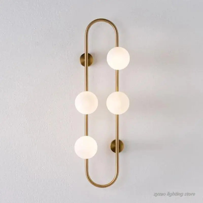 Modern Simple Frosted LED Glass Wall Light – Lumevo lampasa.com