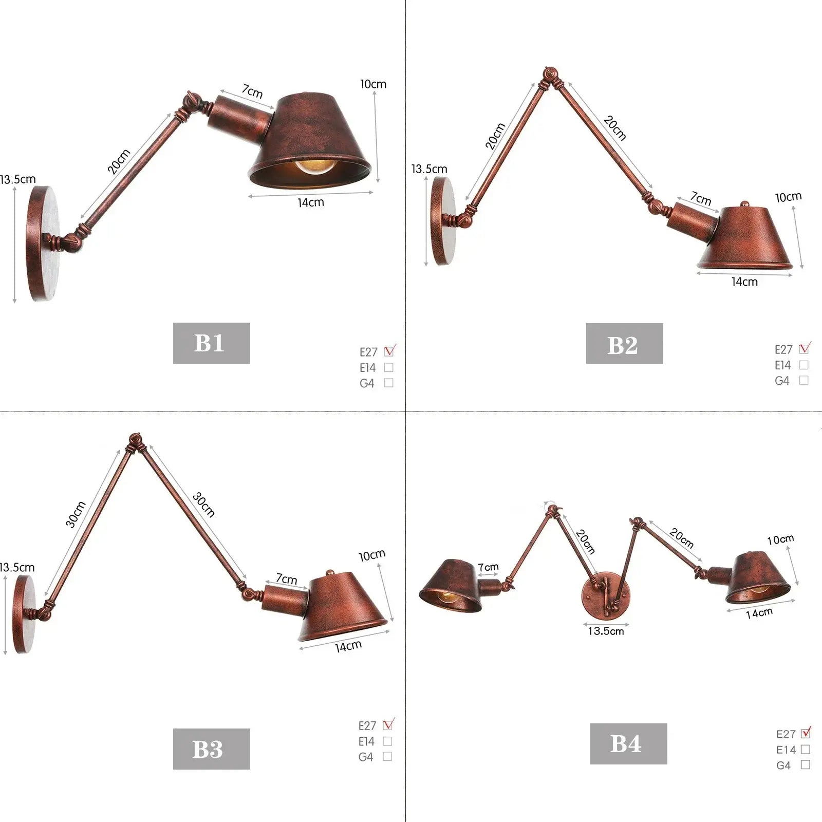 Branson – Modern Rustic LED Wall Light in Black Vintage Finish Lampasa.com