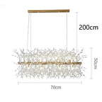 Aurelia – Modern Crystal Dandelion Dimmable LED Pendant Lamp Lampasa.com