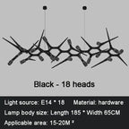 Thorsten – Modern Antler-Style Dimmable LED Pendant Kozyled.com