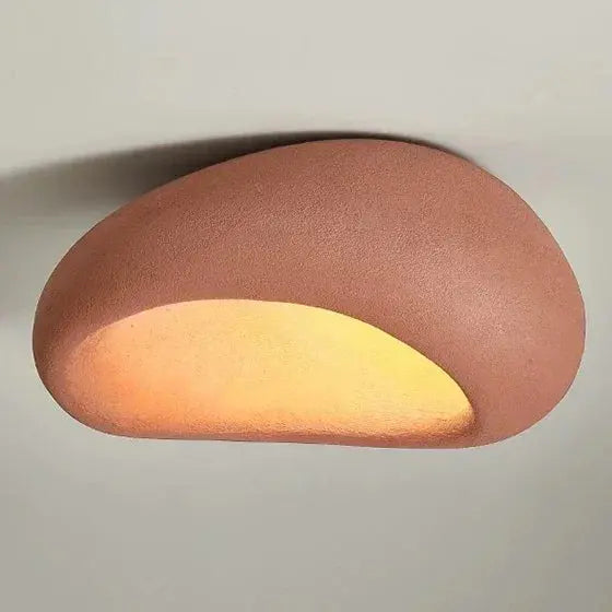 Miki – Japanese Wabi-Sabi LED Ceiling Lamp for Natural, Minimalist Spaces Kozyled