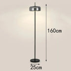 Ivara – Modern Dimmable LED Glass Floor Lamp Lampasa.com