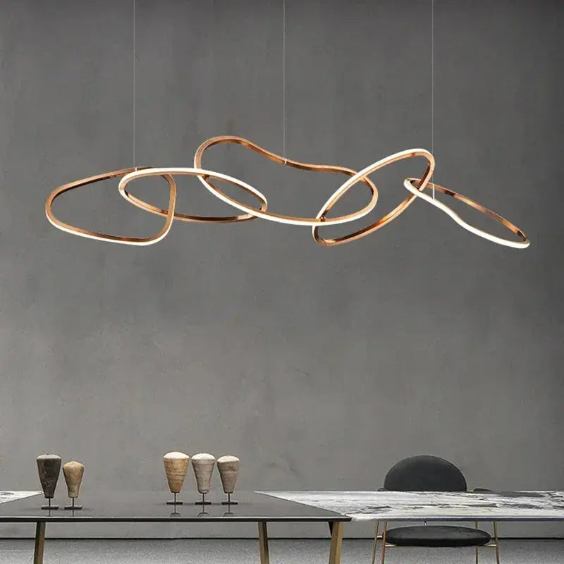 Edda – Creative Circular Dimmable LED Pendant Light for Dining Tables and Bars Kozyled.com