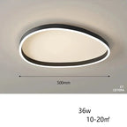 Astrid – Modern Brushed Dimmable LED Ceiling Light with Elegant Ring Design Kozyled.com