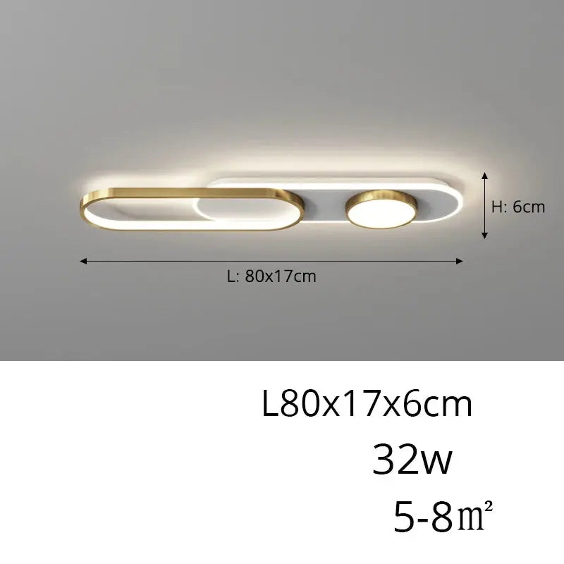 Lunaris – Nordic Modern LED Ceiling Lamp Lampasa.com