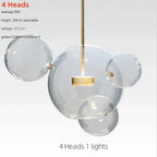 Edzard – Unique Glass Bubble Dimmable LED Pendant Light for Modern Interiors Kozyled.com