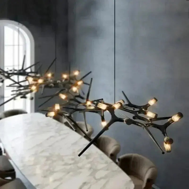 Thorsten – Modern Antler-Style Dimmable LED Pendant Kozyled.com