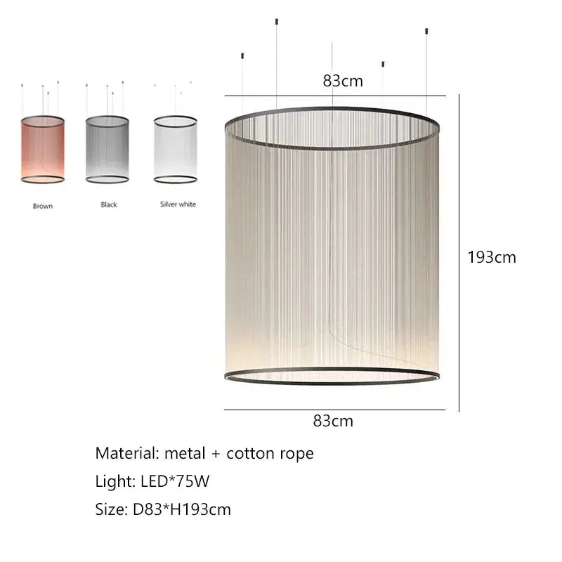 Elsa – Elegant Spanish Art Tassel LED Lamp for Sophisticated Decor Kozyled