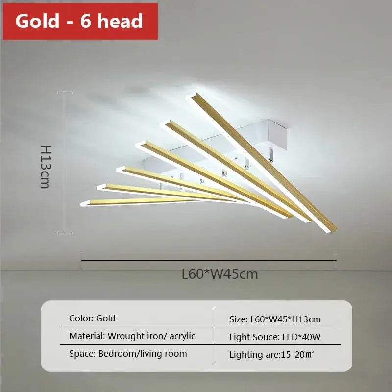Lumara – Modern Flexible Dimmable LED Ceiling Chandelier Lampasa.com
