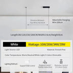 Einar – Dimmable Smart LED Pendant Light with Wooden Design and Sweep Sensor (Black & White Edition) Kozyled.com
