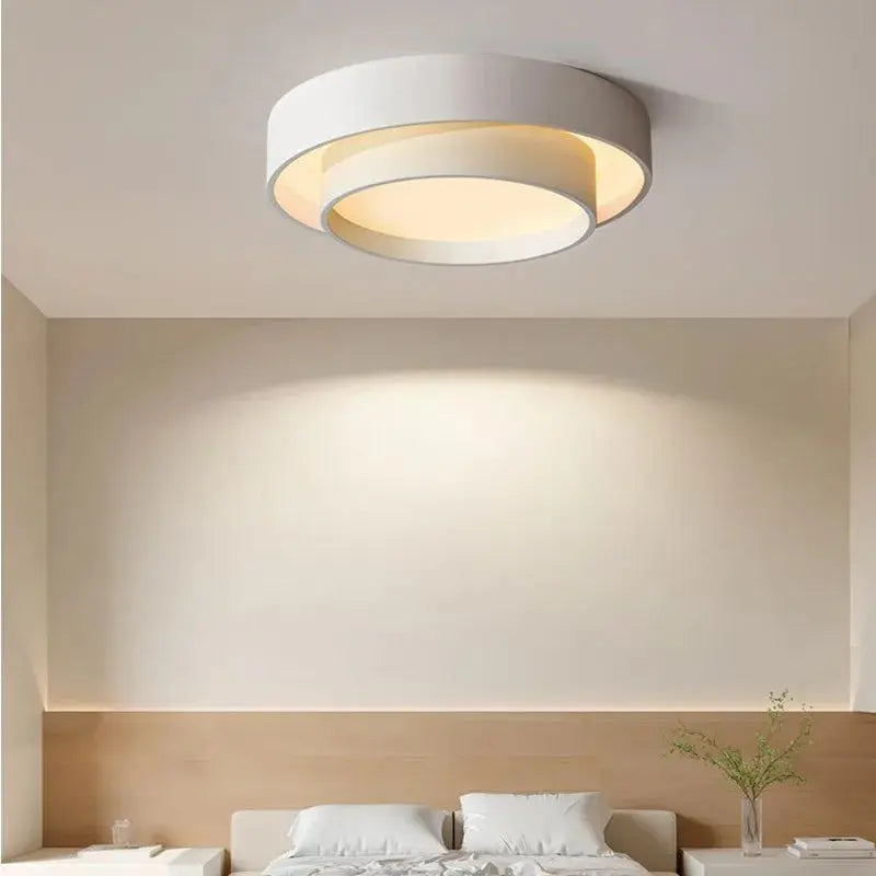 Ozzie – Round Dimmable LED Art Ceiling Lamp for Contemporary Spaces Kozyled