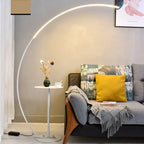 Nils – Modern Scandinavian Arc-Shaped Dimmable LED Floor Lamp Lampasa.com