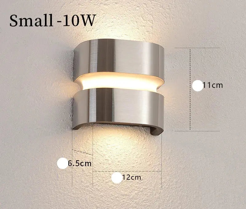 Yrsa – Stainless Steel Outdoor IP65 LED Wall Lamp for Durable, Weatherproof Lighting Kozyled