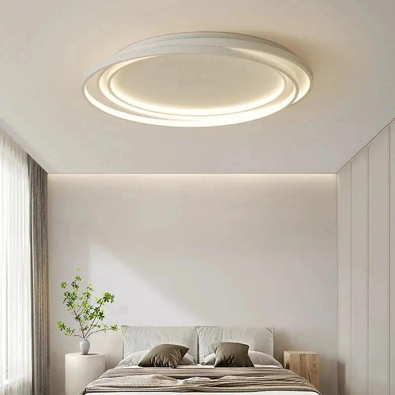 Nuvin – Modern Layered Frame Dimmable Round LED Ceiling Lamp Lampasa.com
