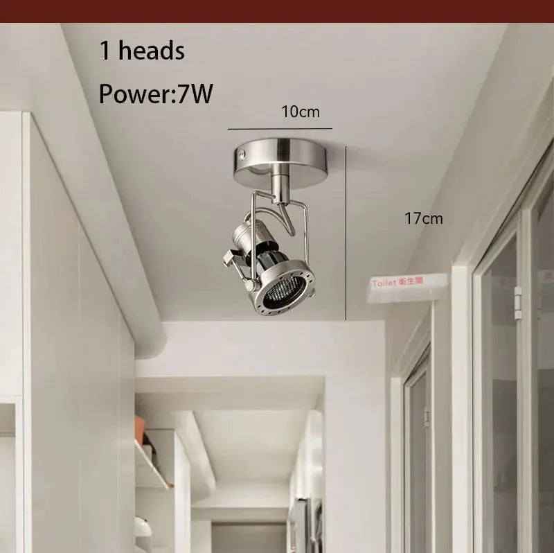 Tormod – Industrial Adjustable LED Spotlight Lampasa.com