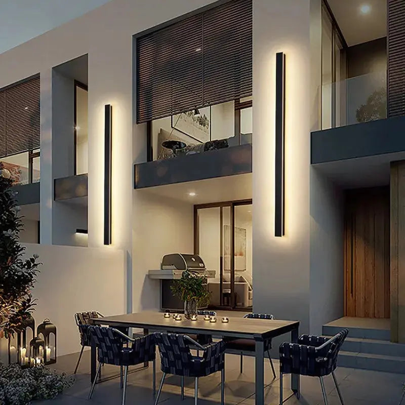 Frida – Modern Long Strip IP65 Waterproof LED Outdoor Lamp for Durable Exterior Lighting Kozyled