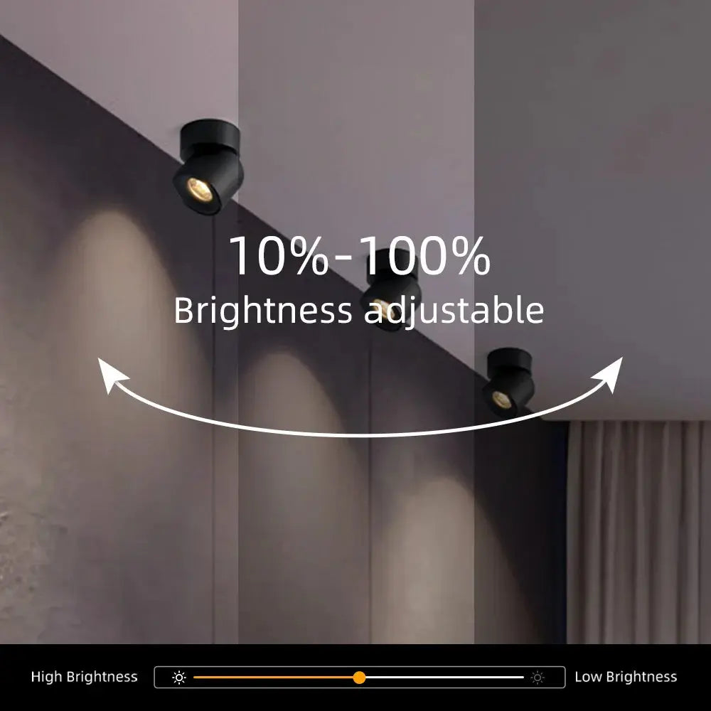 Dimmable 360° rotatable LED spotlight - Lysa Lampasa.com