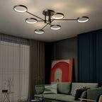 Modern Multi Ring Dimmable LED ceiling light – Soletta lampasa.com