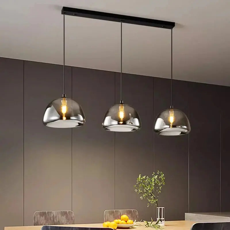 Ingvar – Dimmable Glass LED Pendant Light for Dining Tables and Bars Kozyled.com